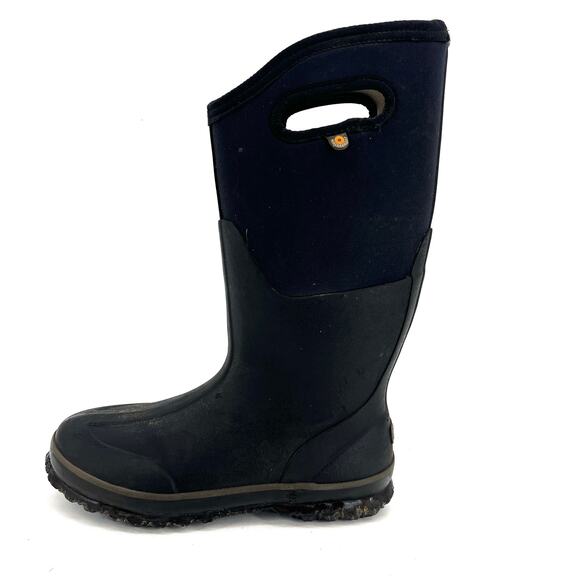 Bogs Black Women's 7 Rubber Classic High Insulated Rain Winter Boots - Picture 1 of 8